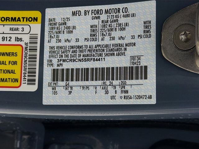 2025 Ford Bronco Sport Outer Banks