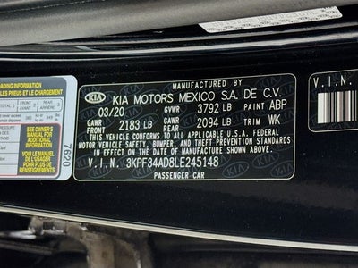 2020 Kia Forte GT-Line