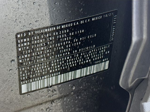 2022 Volkswagen Tiguan 2.0T S