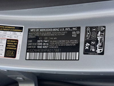 2023 Mercedes-Benz EQS 580 4MATIC®