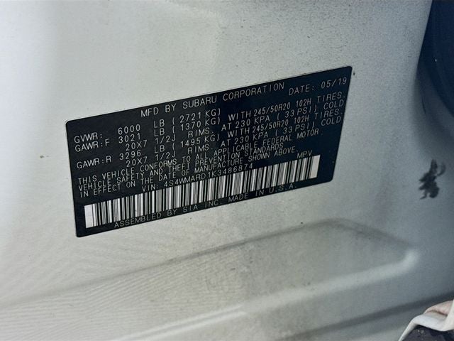 2019 Subaru Ascent Touring