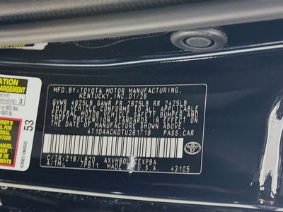 2026 Toyota Camry XSE