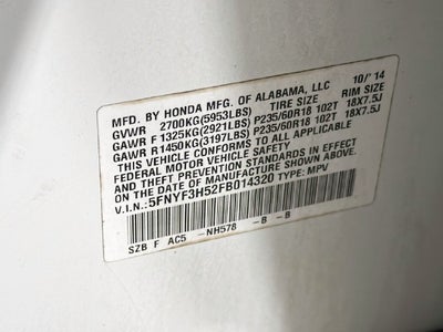 2015 Honda Pilot EX-L