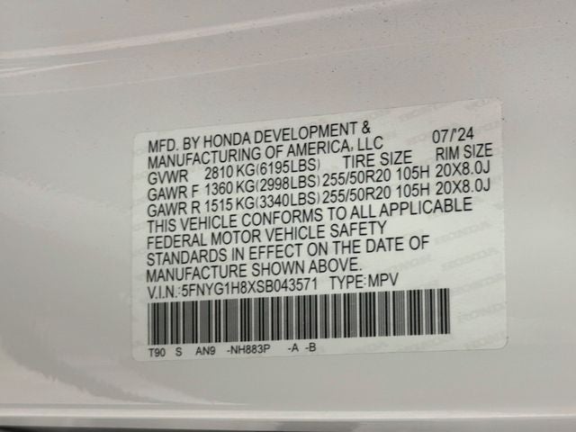 2025 Honda Pilot Elite