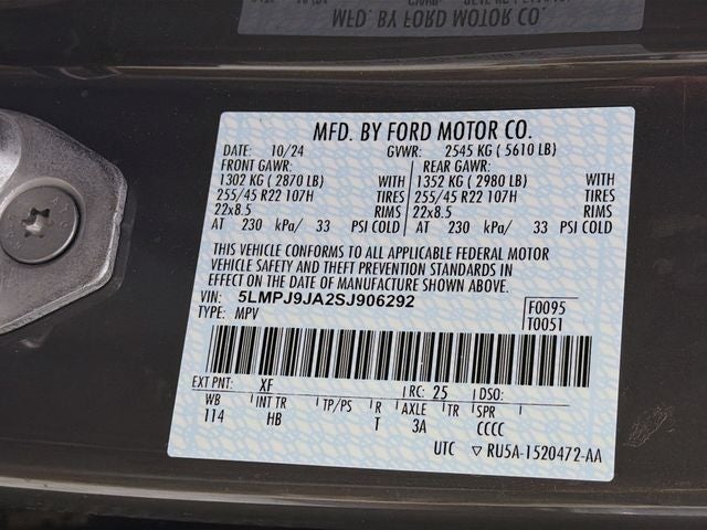 2025 Lincoln Nautilus Black Label