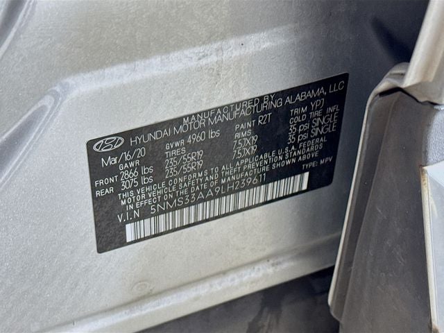 2020 Hyundai Santa Fe SEL