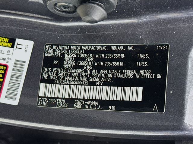 2022 Toyota Highlander XLE