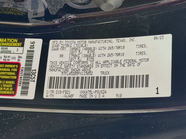2023 Toyota Tundra SR5