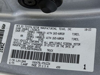 2024 Toyota Tundra Hybrid 1794 Edition