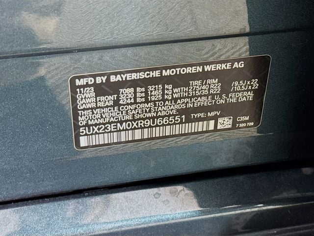 2024 BMW X7 xDrive40i