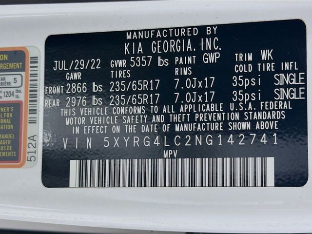 2022 Kia Sorento LX