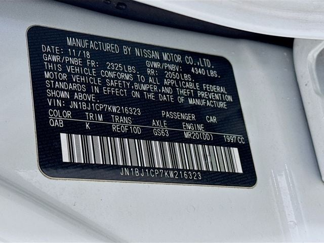 2019 Nissan Rogue Sport SV