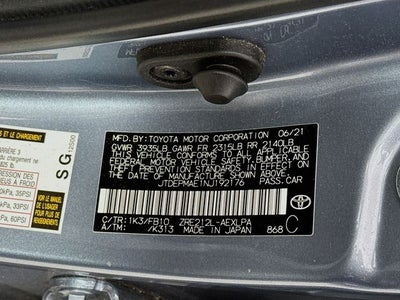 2022 Toyota Corolla LE