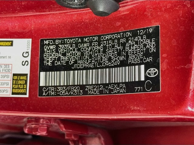 2020 Toyota Corolla LE