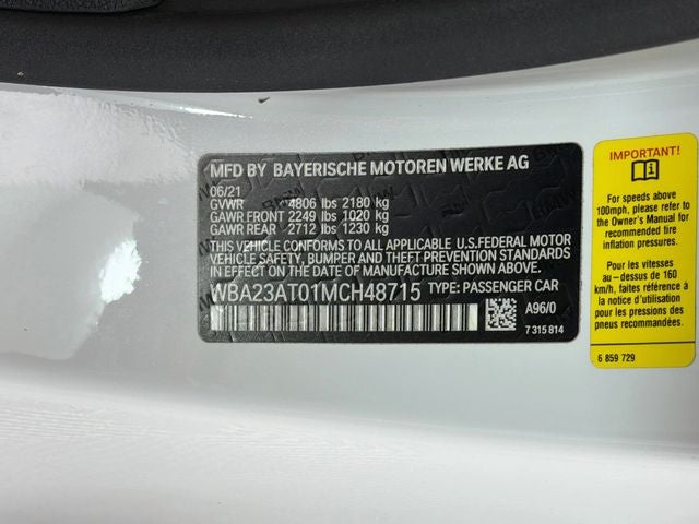 2021 BMW 4 Series 430i