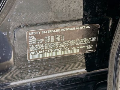 2017 BMW 5 Series 530i