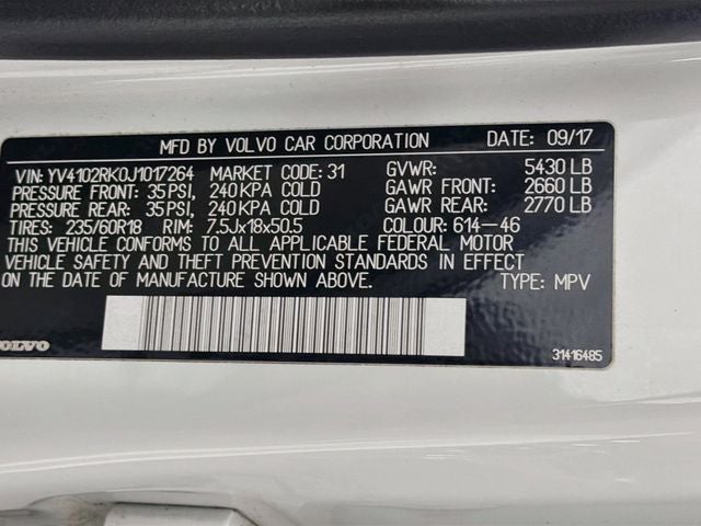 2018 Volvo XC60 T5 Momentum