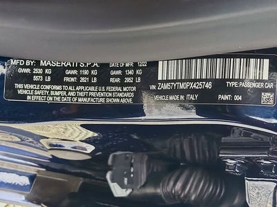 2023 Maserati Ghibli Modena Q4